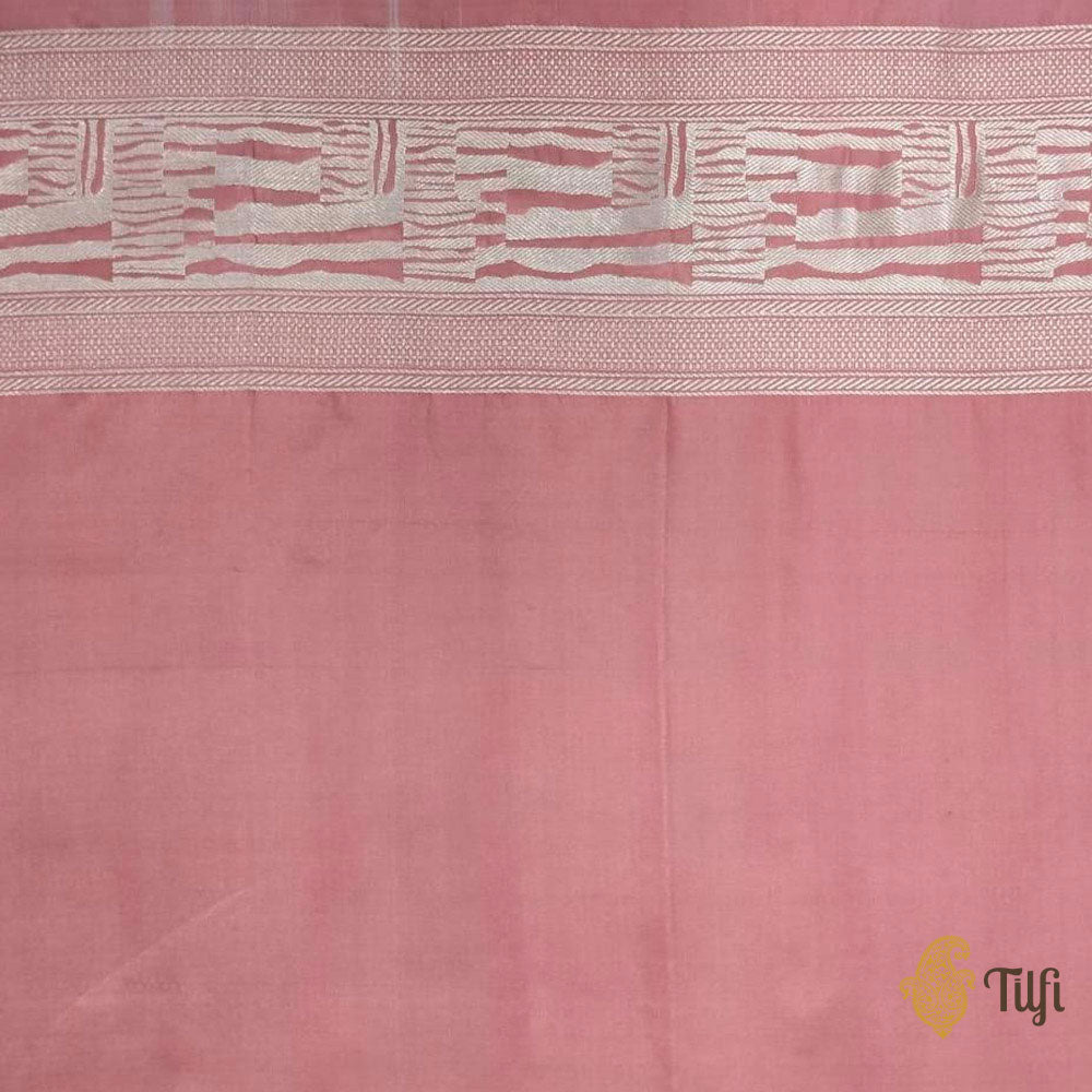 &#39;Shovana&#39; Black Pure Soft Satin Silk Banarasi Handloom Saree
