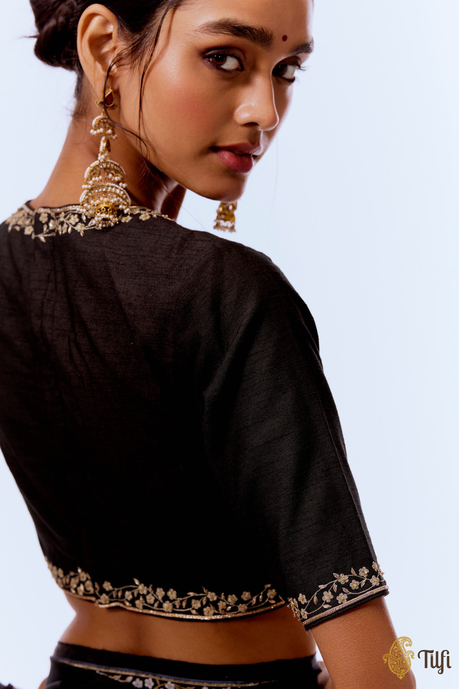Ling Silk Blouse Black