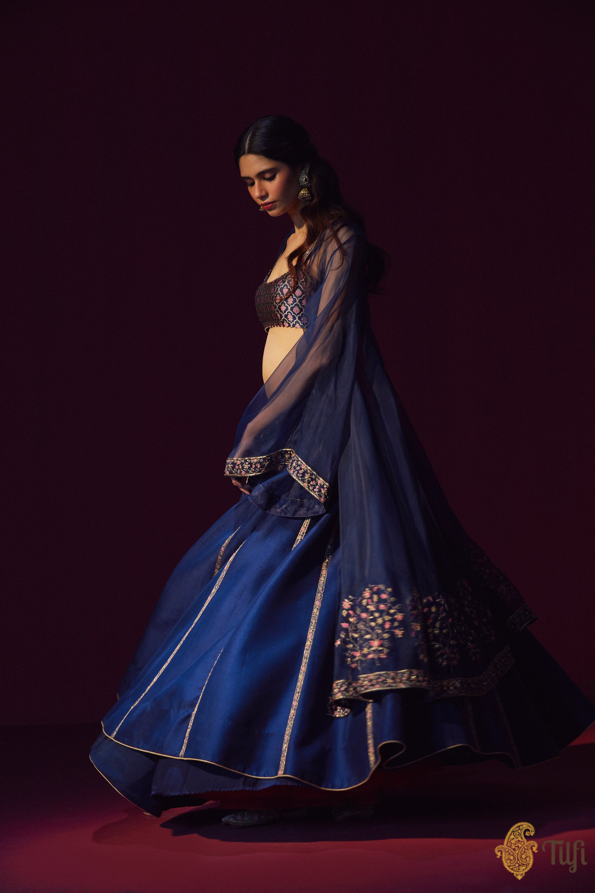 Pure Handloom Banarasi Lehengas - Tilfi
