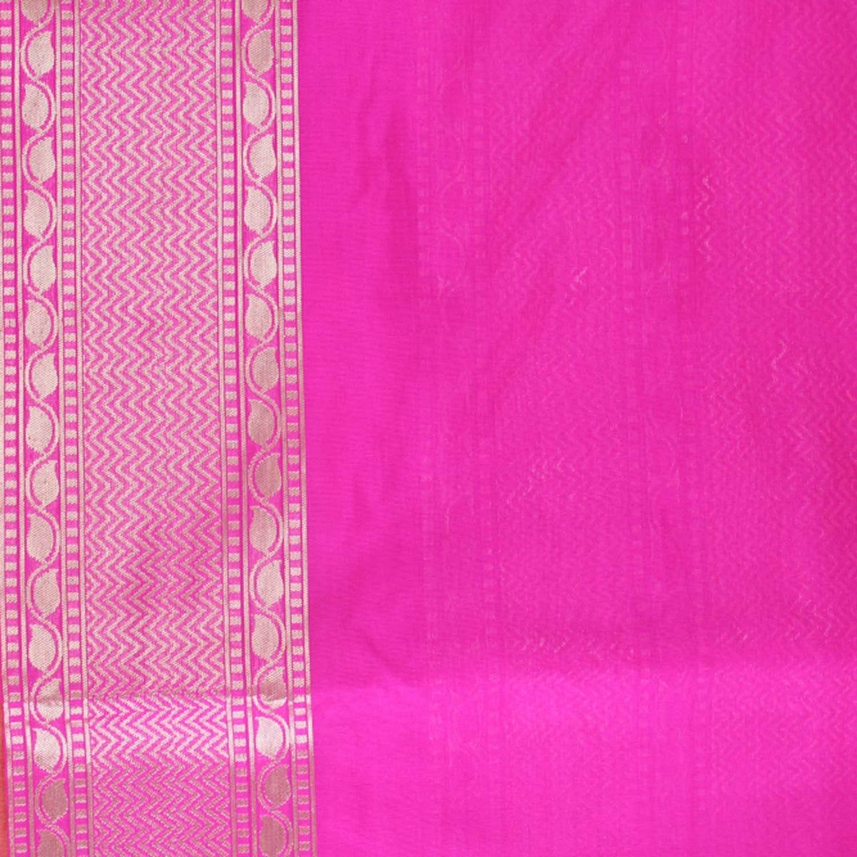 Gold-Rani Pure Katan Silk Banarasi Handloom Saree - Tilfi - 6