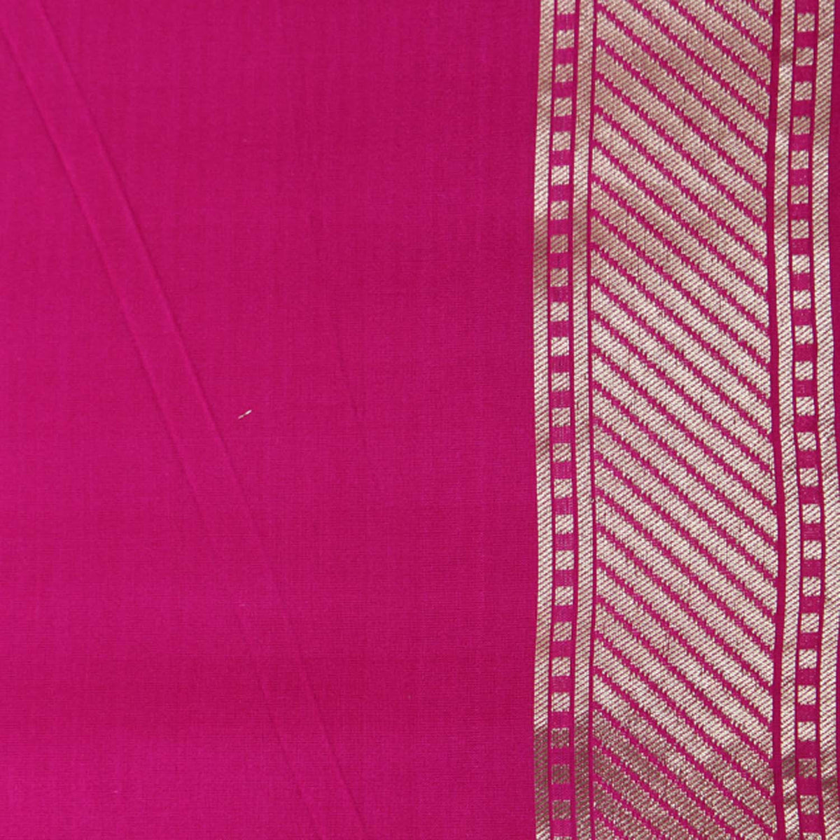 Indian Pink Pure Silk Georgette Banarasi Handloom Saree - Tilfi - 6