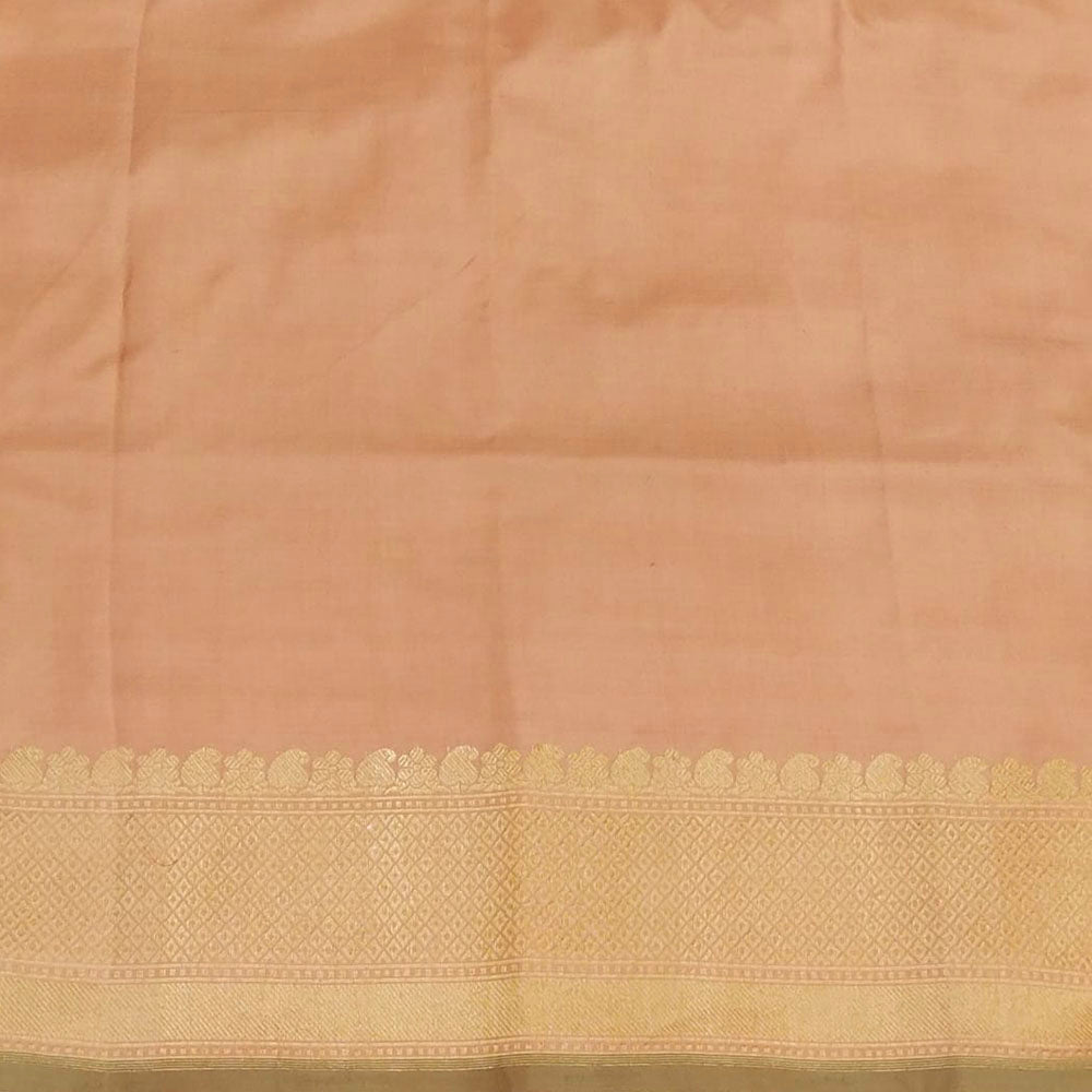 Old Rose Pink Pure Katan Silk Banarasi Patola Handloom Saree