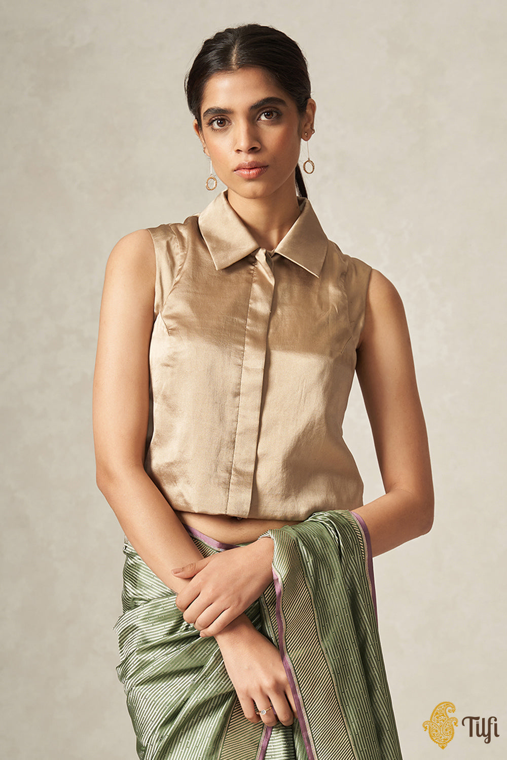 16 Close shirt type blouse ideas | blouse design models, trendy blouse  designs, blouse designs