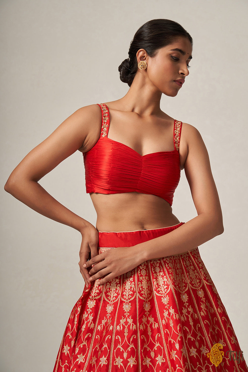 Beautiful Banarasi Saree designs by Tagged "red"