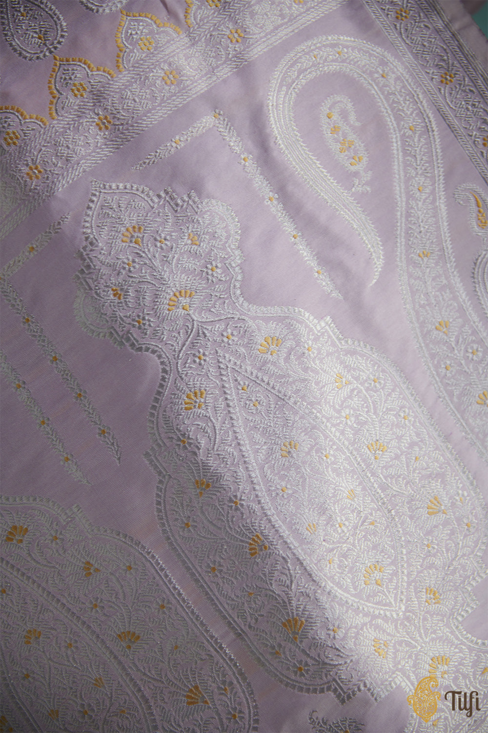 Light Lavender Pink Pure Katan Silk Banarasi Handloom Saree