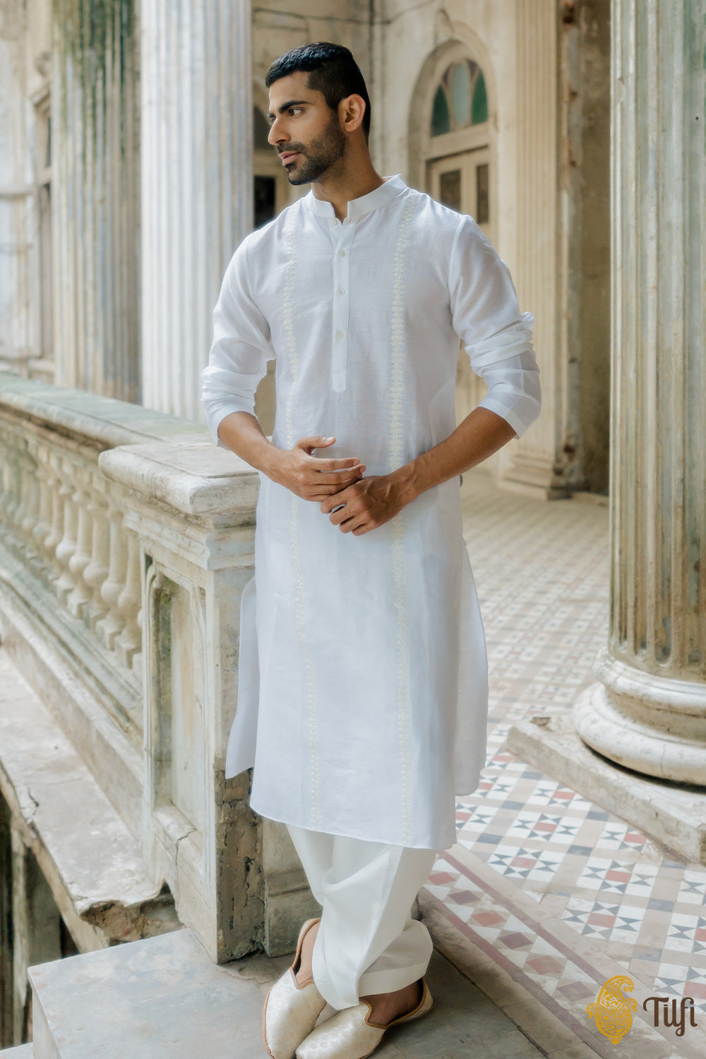 White Cotton Gents Short Kurta at Rs 375/piece in New Delhi | ID:  21375685097