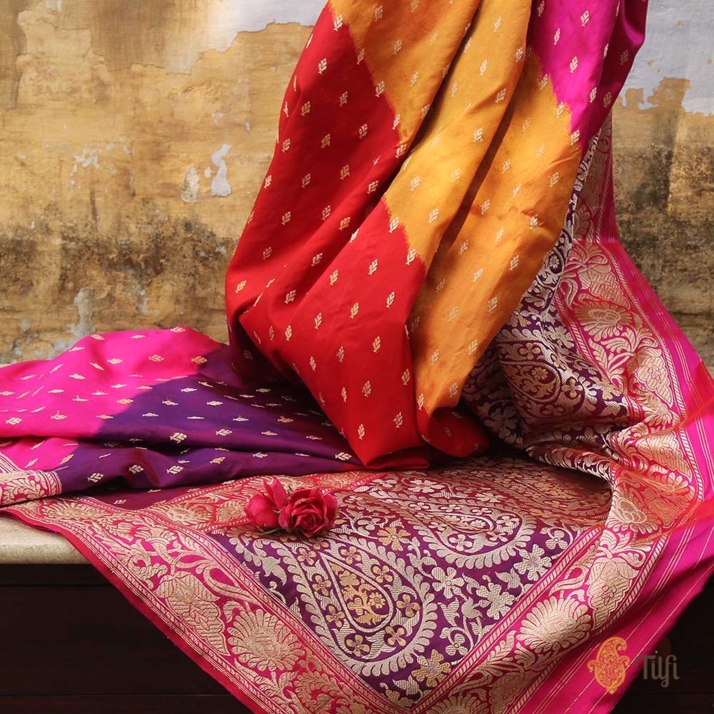 Rangkat Pure Katan Silk Banarasi Handloom Saree