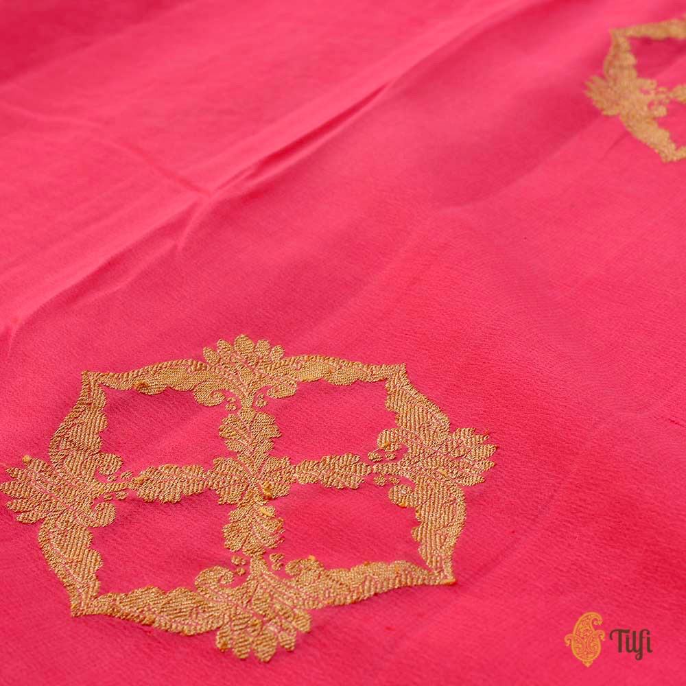 Gajri Bright Tone Handloom Saree
