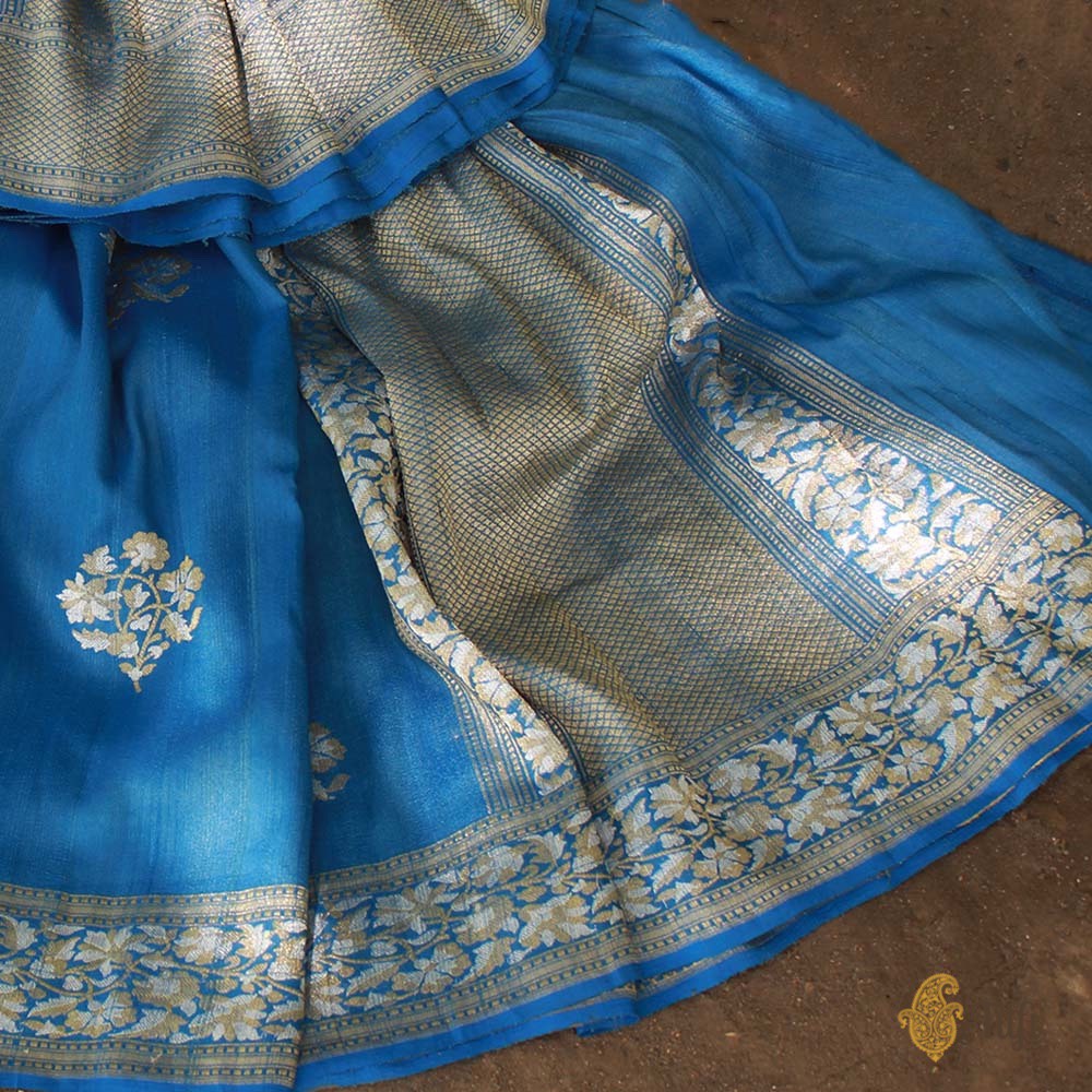 Pure Tussar Silk Handloom Banarasi Saree