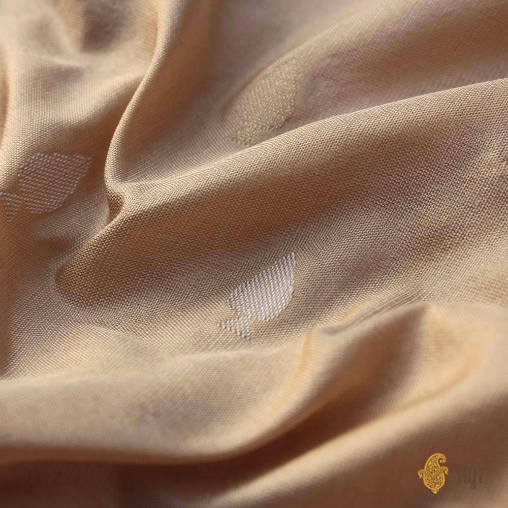 Tussar Colour Pure Katan Silk Banarasi Handloom Saree