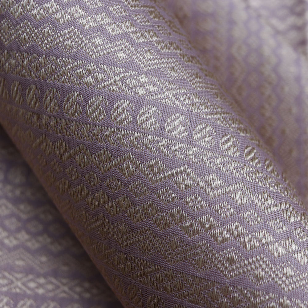 Light Mauve Pure Katan Silk Banarasi Handloom Fabric